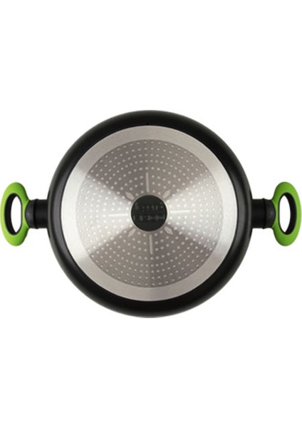 Colorgy Diamond Pro 28 cm Yeşil Sığ Tencere fırsatları