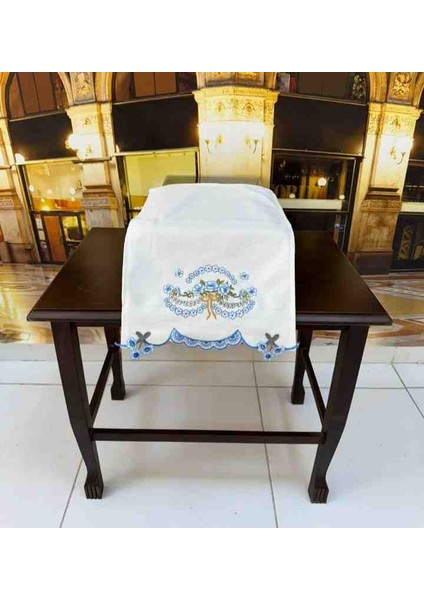 6'lı Kesme Nakışlı Ucu Güpürlü Kadife 30 ×50 Mutfak Çeyizlik El Yüz Havlu Seti fırsatları