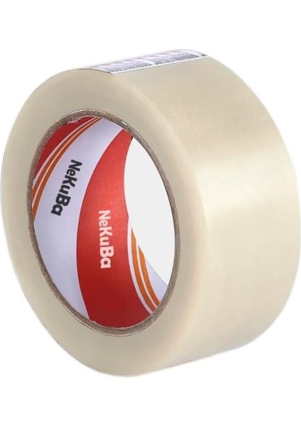 Ve-Ge Koli Bandı 45X100 Şeffaf (Buffalo) En 45MM, Uzunluk Net 100 Metre, Basınca ve Gerilime Dayanıklıdır