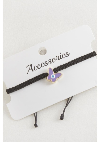 Kelebek Makrome Örgülü Bileklik modelleri