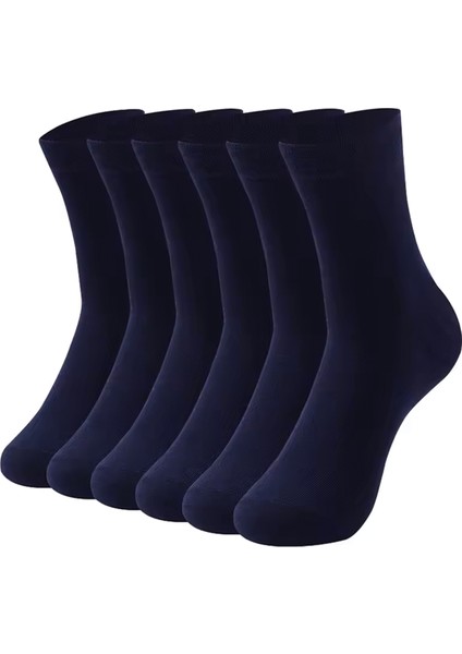 6’lı Erkek Pamuklu Düz Uzun Çorap – Ter ve Koku Önleyici