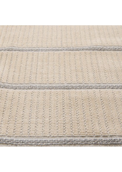 Soft Garis Dekoratif Halı - Ekru - 80X150 cm fiyatları