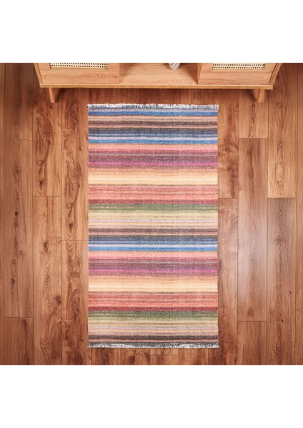 Soft Brick Kilim - Renkli - 80X150 cm