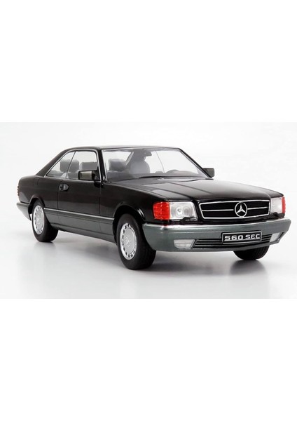 Kkscale 1:18 Mercedes-Benz 560 Sec – C126 1985 Siyah - Limited Edition 1000 Pcs- Synoverse Kitap Hediyeli fiyatları