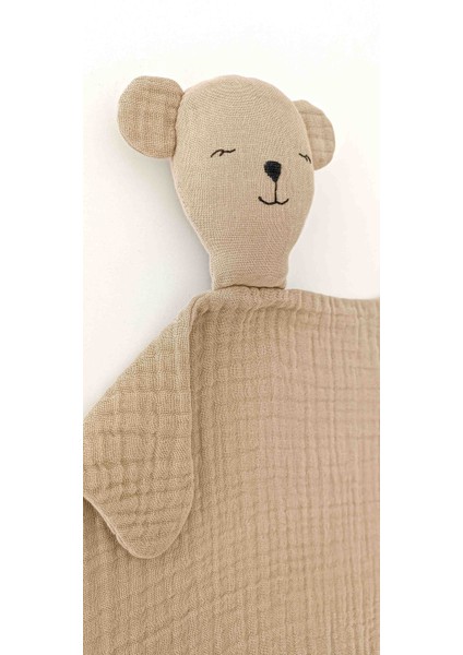 Kum Beji AYICIK%100 Pamuklu 8 Katlı Müslin Uyku Arkadaşı/ Bebek Hediyelik / Oyuncak modelleri