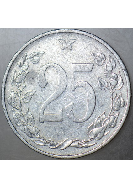 Çekoslovakya 25 Haleru 1954. Nadir. Katalog Değeri 35 Dolar. fiyatları