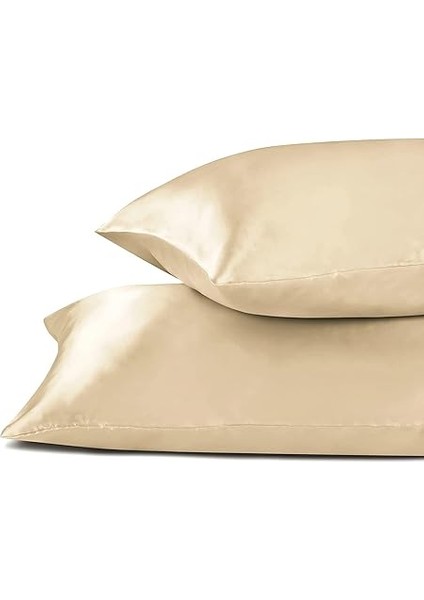 Yastık Kılıfı, Queen Size, Kıvırcık Saçlar, Ipeksi Yapı (King (50X90), Gold) fırsatları