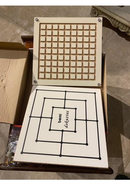 5 Oyun 1 Arada Ahşap Satranç-Dama-Koridor-Dokuztaş-Surakarta fiyatları