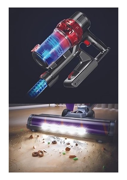 KVC-4040 Kablosuz Dikey Süpürge Kırmızı modelleri