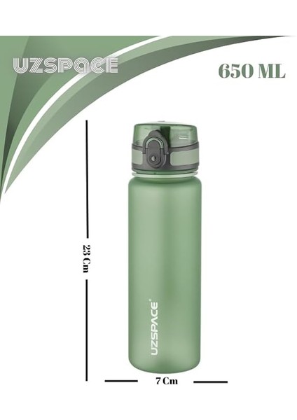 Uzspace Snatch Tritan Su Matarası - 650ML (Zeytin Yeşili) modelleri