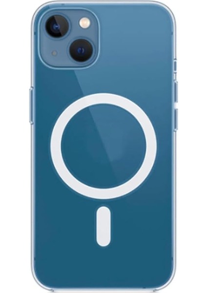 Aksesuar Iphone 13-14 ve 15 ile Uyumlu Magsafe Özellikli Şeffaf Kılıf