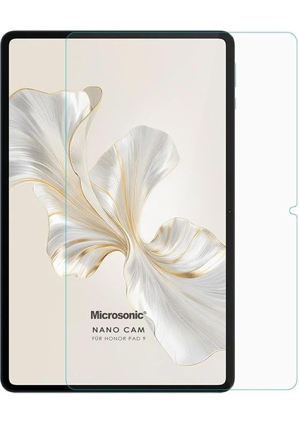 Honor Pad 9 Nano Glass Cam Ekran Koruyucu [honor Pad 9 ile Uyumlu Ekran Koruyucu - Şeffaf]