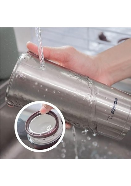 SM-YAF48-TD Termos Bardak Matara, Paslanmaz Çelik, 0.48 L, 6 Saat Sıcak &amp; Soğuk, Unisex, Koyu Kahve indirimleri