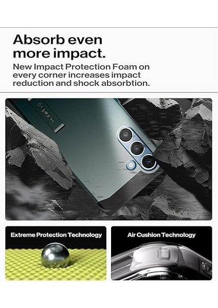 Galaxy S25 Ekstra Dayanıklı Kılıf Tough Armor Ai Hava Kanalı Teknolojisi™ Askeri Sınıf Koruma Magfit Özellikli Kickstand'lı Abyss Green Çift Katman Kapak - ACS09010 indirimleri