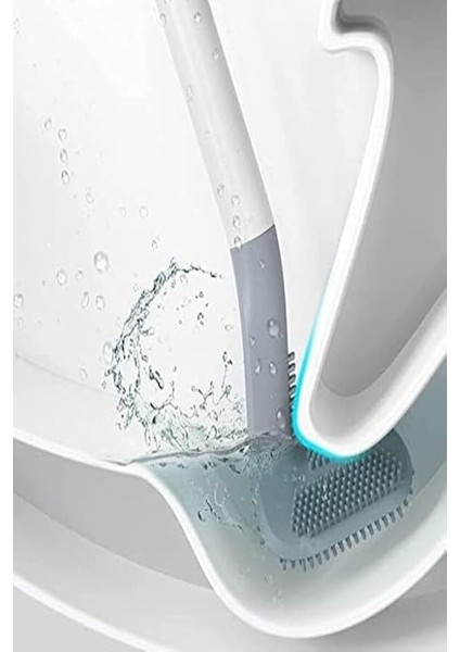 Klozet Fırçası Tuvalet Fırçası Silikon Wc Klozet Mutfak Temizlik Fırçası Kanca indirimleri