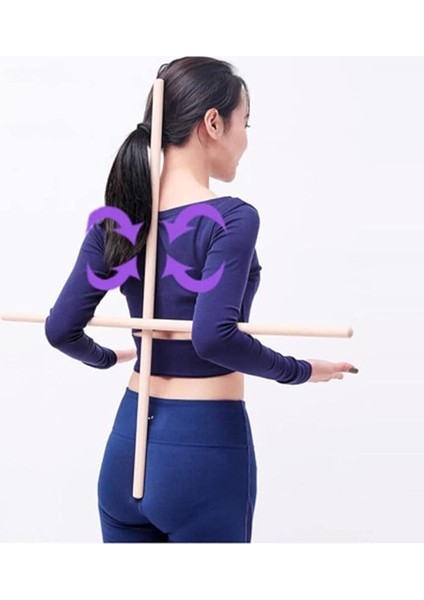 Yoga Stick Pilates Fitness Spor Aleti Vücut Esneme Gerdirme Kardiyo Egzersiz modelleri