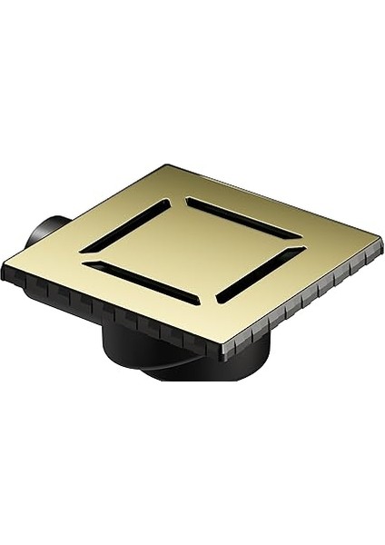 V-Flow Kare 5606975 Duş Kanalı Yandan Çıkışlı Dk 100 Kapak Parlak Altın fiyatları