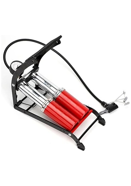 Çift Silindir Ayak Lastik Pompası - Araba Bisiklet Motosiklet Top Şişme Yatak indirimleri