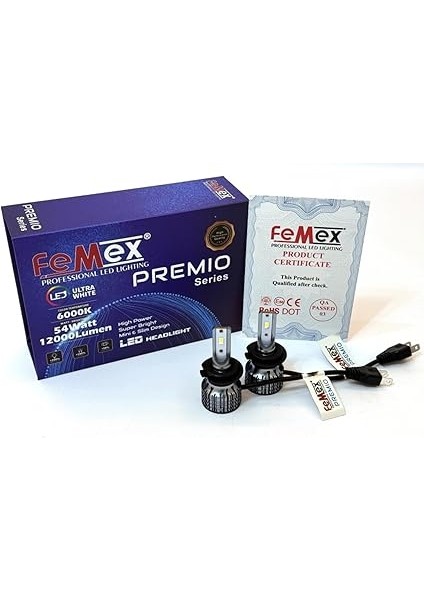 Premio H7 Şimşek Etkili LED Xenon 54W 12.000 Lumen fiyatları