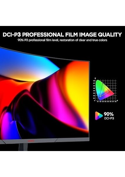 Monitör 27E6CA 27 Inç, 180Hz, Fhd, 1920*1080, 6ms, Va, Adaptive Sync, Monitörler, Gaming, HDMI 1.4*2, Dp 1.2*1, Eğilmek, -5~15°,yukarı ve Aşağı, Görme Açısı 178°, VESA，75*75MM, Kırmızı Siyah fırsatları