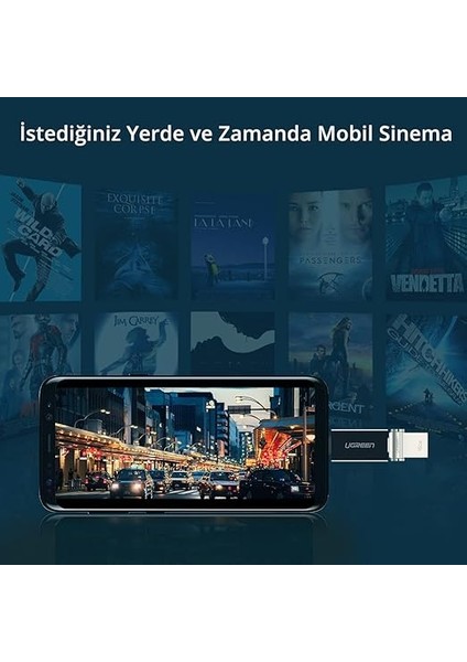 USB 3.0 Type-C Dönüştürücü Adaptör, Siyah indirimleri