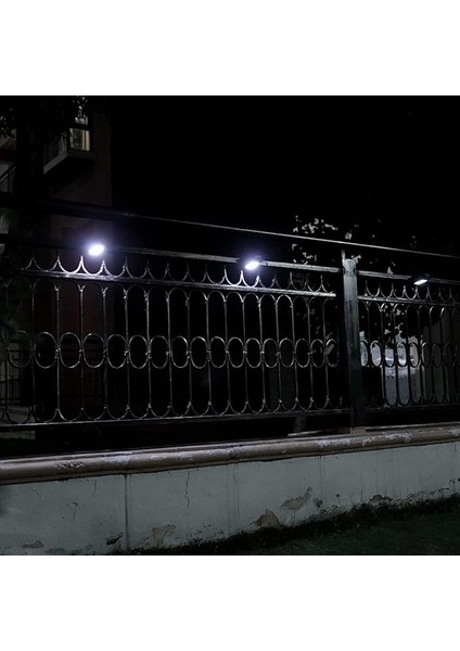 Solar Güneş Enerjili Lamba 6 Cop Beyaz LED Kıskaçlı Sokak Lambası Hareket Sensörlü Su Geçirmez USB Ile Telefon Şarj Özelliği Teras Veranda Bahçe Agaç Patika Garaj Balkon Dekorasyon Aydınlatması fırsatları