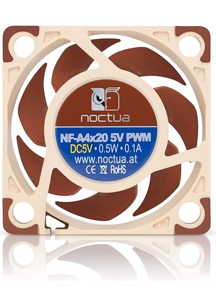 NF-A4X20 5V Pwm, USB Güç Adaptörü Kablolu, Premium Sessiz Fan, 4-Pin, 5V Versiyonu (40X20 Mm, Kahverengi) indirimleri