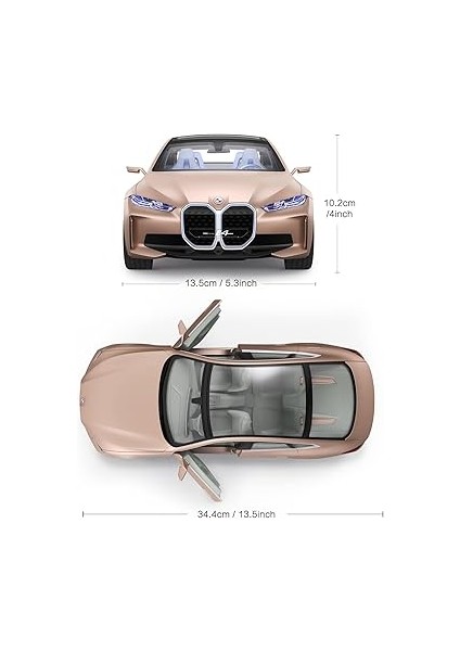 1:14 Uzaktan Kumandalı Araba Bmw I4 Concept 2.4 Ghz Platin Gold modelleri