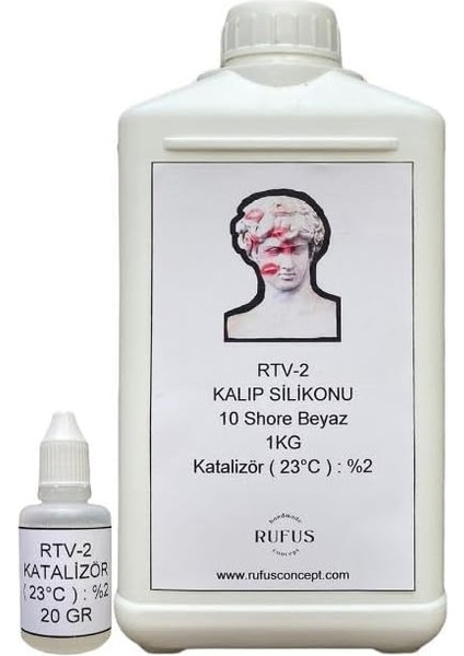 Concept Rtv-2 10 Shore 1kg Kalıp Silikonu + 20GR Katalizör