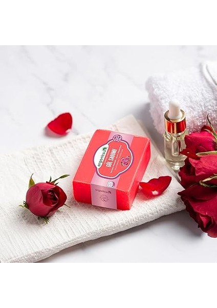 Doğal Gül Sabunu 140 gr Tüm Cilt Tipleri Için Onarıcı Besleyici Natural indirimleri