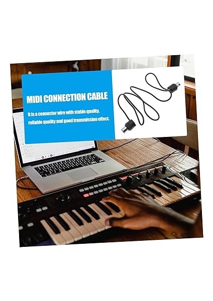 Ses Kartı Iletim Aksesuarları Müzik Standı Katlanabilir Stereo Kablo Gitar Kabloları Enstrüman Midi Kablo Aksesuarı Ses Midi Uzatma Kablosu Müzik Aleti Kaynağı Sentez Black Alaşım modelleri