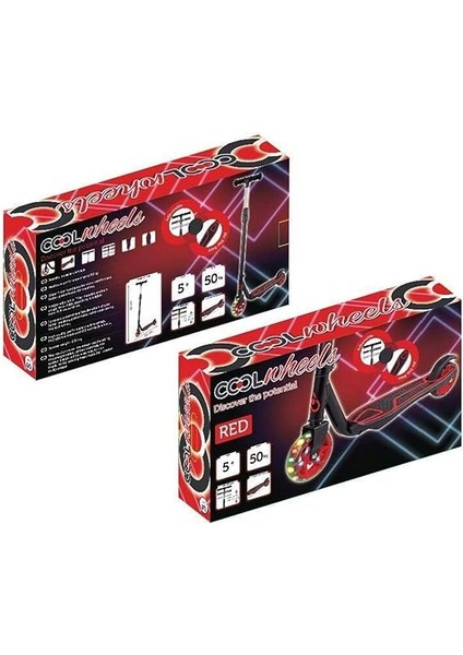 Wheels 2 Tekerlekli Işıklı Scooter Neon Sarı fırsatları