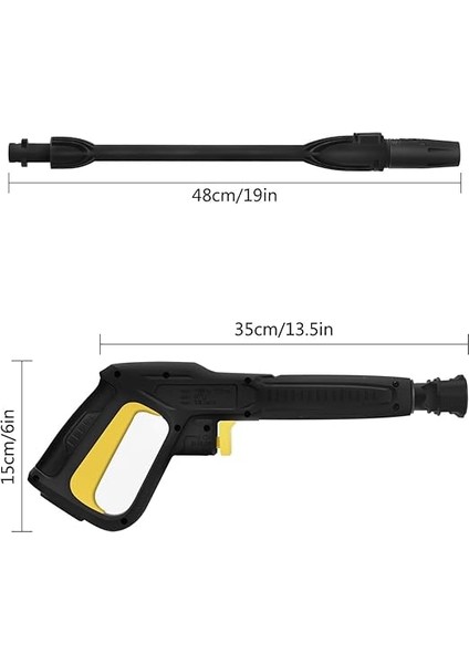 K Serisi Basınçlı Yıkama Makinesi Için Tetikli Püskürtme Tabancası ve Nozullu Püskürtme Ucu, K2 K3 K4 K5 K6 K7 Uyumlu indirimleri