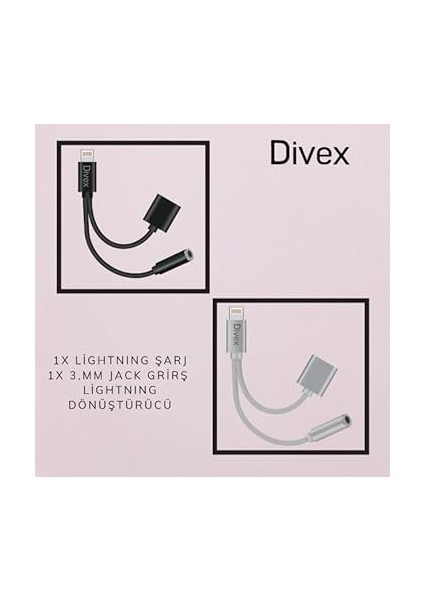 To 3.5mm Jack &amp; Lightning Dönüştürücü | Çift Çıkış Adaptörü | Yüksek Ses Kalitesi ve Hızlı Şarj | Kulaklık Desteği | Şık ve Dayanıklı Tasarım fırsatları