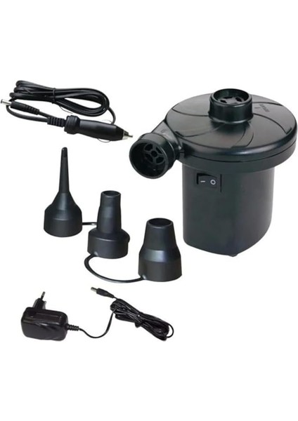 Outdoor Dc 12V/220V Elektrikli Hava Pompası – Şişirme ve Hava Boşaltma