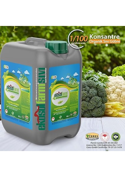 Ekosolfarm Sıvı Solucan Gübresi 10 Lt + Easyway Hortum Ucu Sprayer Ewb Çim ve Tüm Bahçe Bitkilerine Uygun Sıvı Gübre fırsatları