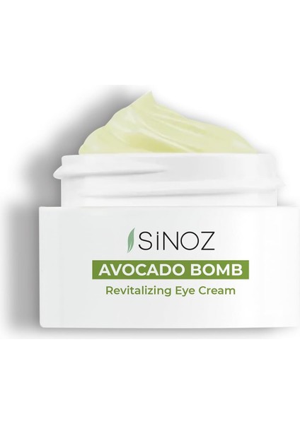 Avokado Bomb - Nemlendirici Canlandırıcı Kırışıklık Karşıtı Göz Çevresi Bakım Kremi 15 ml