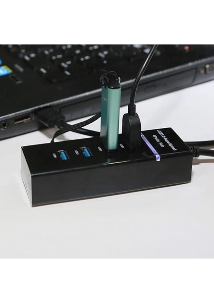 4360 4 Port USB 3.0 Hub Switch Çoklayıcı Çoğaltıcı Adaptör fırsatları