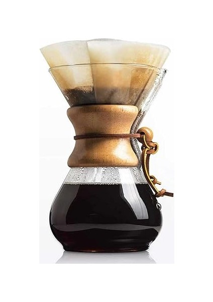 Cam Dripper Ekipmanı - Kahve Demleme Aleti - Cam Kahve Demleme - 800 ml - 6 Cup fiyatları