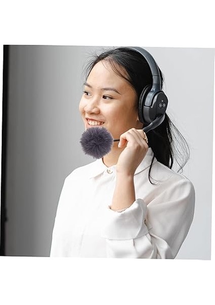 Mikrofon Furry Paketi 1cm Rüzgarlık Rüzgarlık Kılıfı Dış Mekan Kullanımı Için modelleri