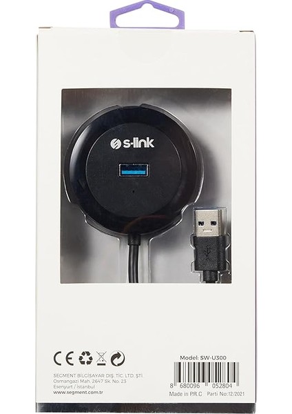 SW-U300 4 Port USB 3.0 Gri USB Hub fırsatları