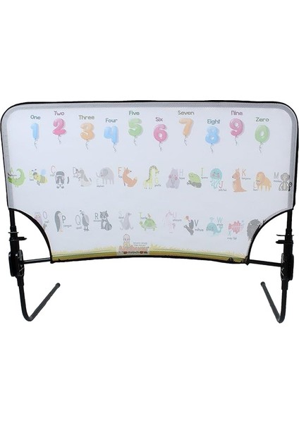 Baby - Sayılar ve Harfler Öğretici Katlanabilir Yatak Bariyeri 90CM