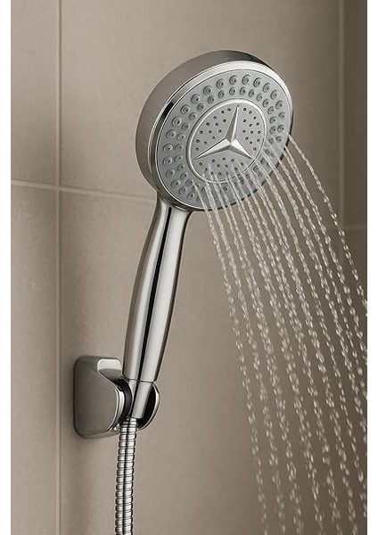 Mercedes Yıldız Desenli Duş Başlığı – Yüksek Basınçlı, Duvara Monte fiyatları