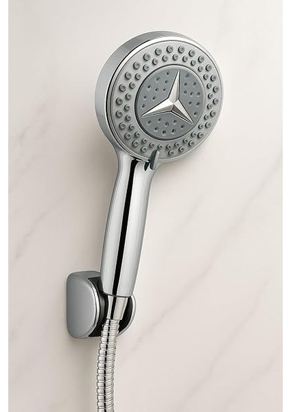 Mercedes Yıldız Desenli Duş Başlığı – Yüksek Basınçlı, Duvara Monte modelleri