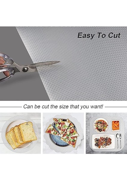 Home 10 m×45 cm Eva Pıtırcık Raf ve Çekmece Örtüsü – Kesilebilir Şeffaf Silikon &amp; Eva Kaymaz Mat, Mutfak Dolabı, Buzdolabı ve Çekmeceler Için Koruyucu, Yıkanabilir Silinebilir modelleri