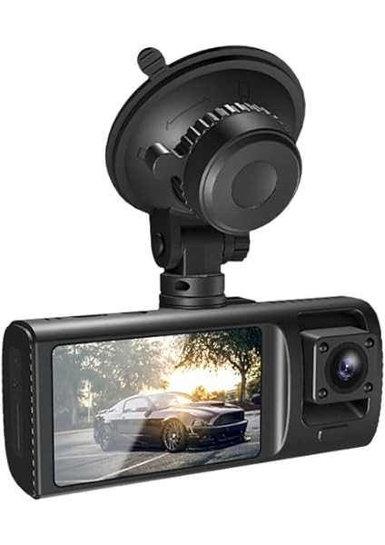 1080P Ön ve Arka Kameralı 2.0" IPS Hd Ekran, Wifi ve G Sensörlü Akıllı Araç Kamerası CMR100 indirimleri