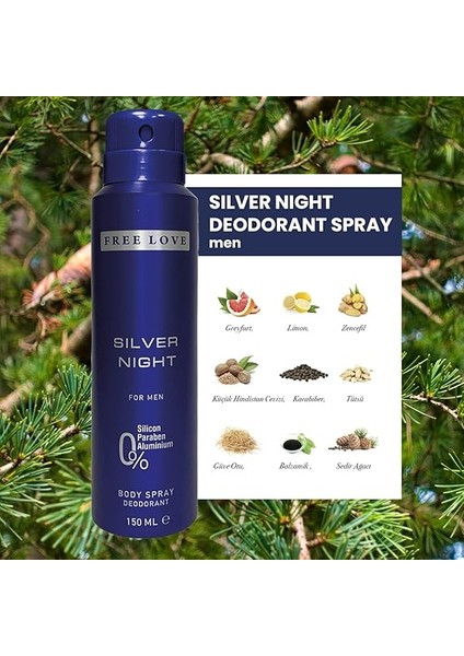 Love Silver Night Erkek Deodorant 150 ml fiyatları
