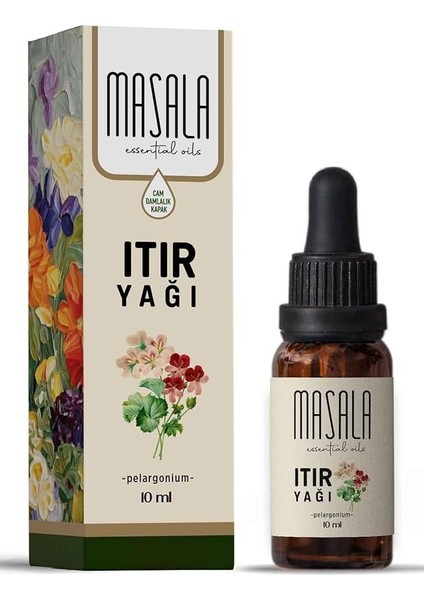 Saf Itır (Sardunya) Yağı 10 Ml. - (Geranium Essential Oil)