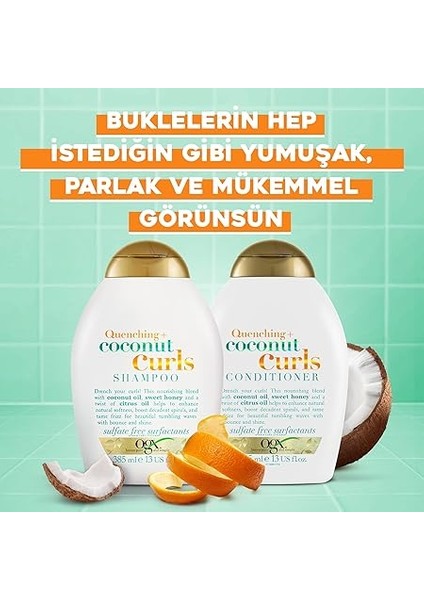 Bukleli Saçlar Için Nemlendirici Coconut Curls Sülfatsız Bakım Kremi (385 Ml) fiyatları