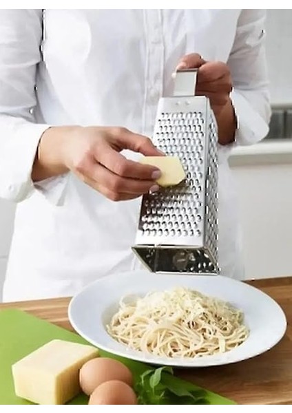 Metal Rende, Paslanmaz Çelik, Çok Amaçlı ve Dayanıklı Tasarım, Sebze, Peynir ve Meyve Rendesi, Ergonomik Saplı, Kolay Temizlenebilir, Mutfak Için Pratik ve Şık fiyatları